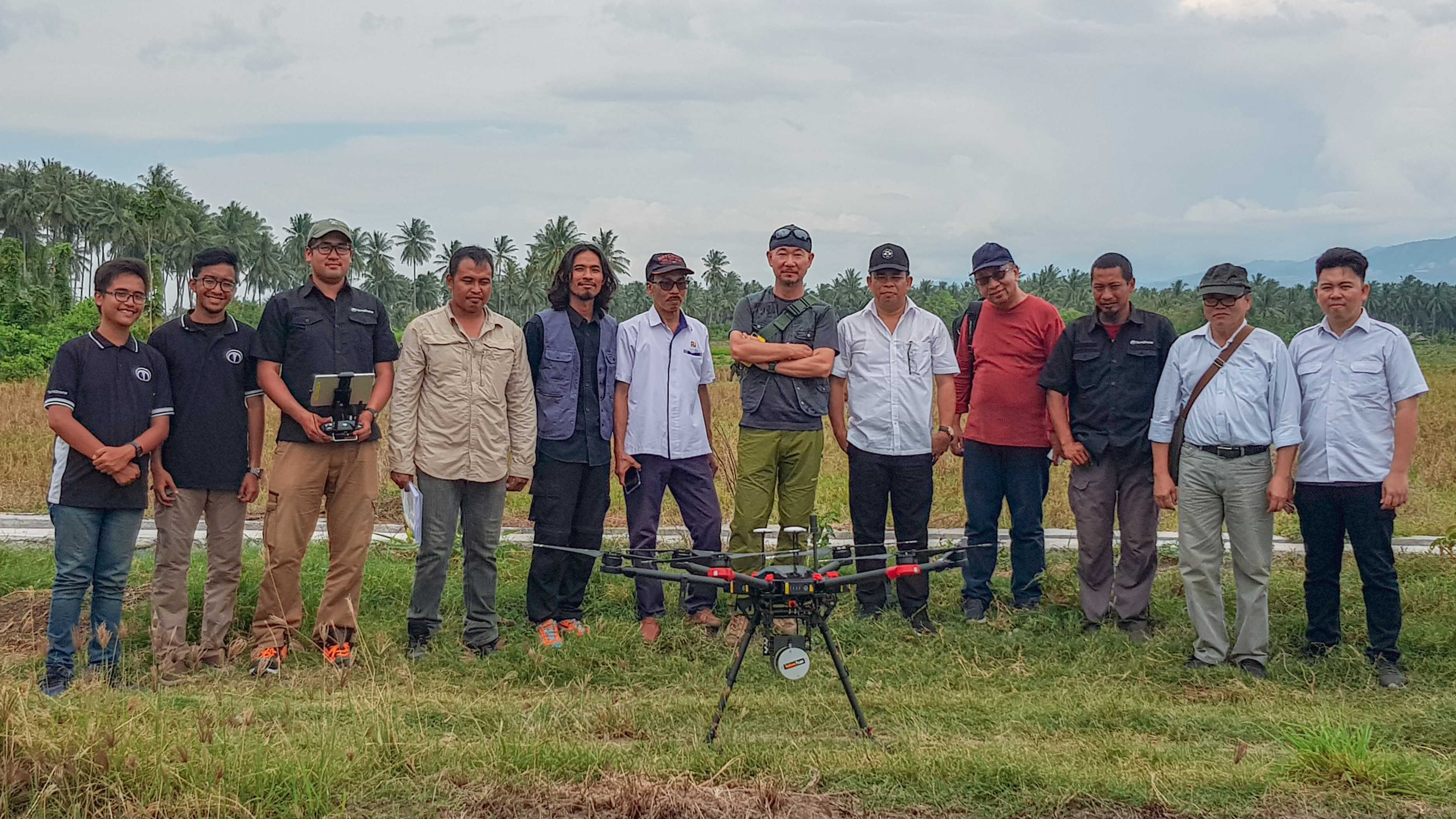 UAV untuk Pemetaan LiDAR milik Terra Drone Indonesia Bantu Palu dalam