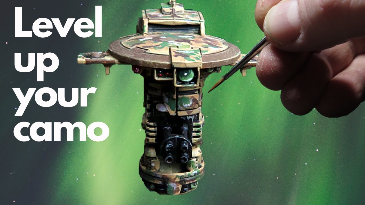 Tau Recon Drone Learn how to paint complex camouflage YouTube